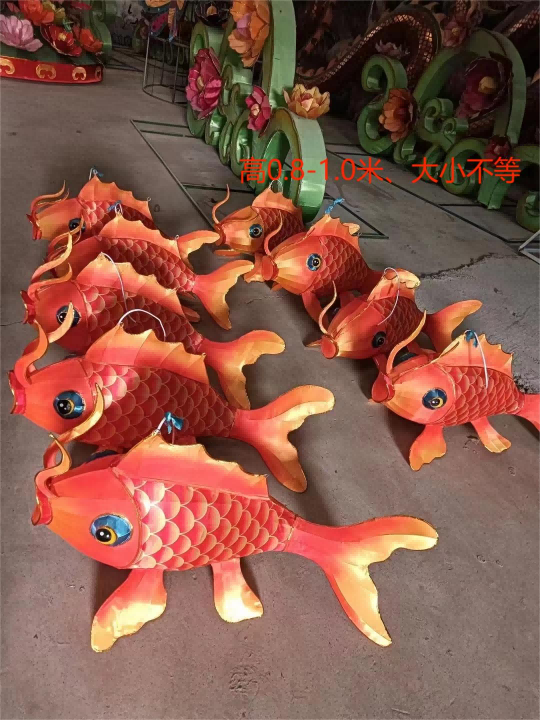 彩燈鹿、花朵、金魚造型